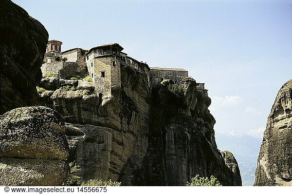 Geo. hist.  Griechenland  Kalambaka  Felsenkloster Meteora  1967