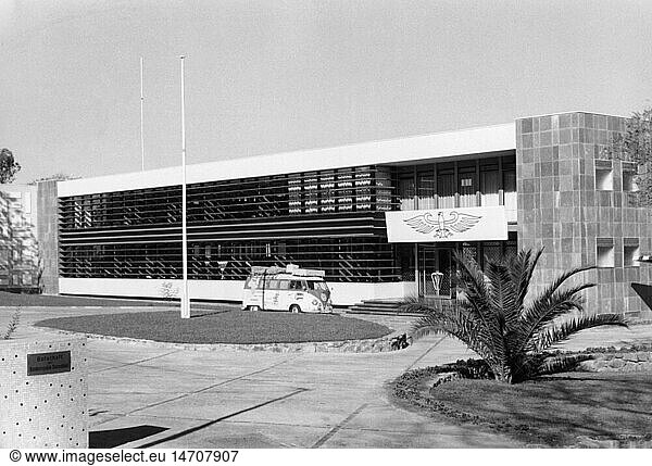 Geo. hist.  SÃ¼dafrika  Pretoria  GebÃ¤ude  Botschaft der Bundesrepublik Deutschland  29.9.1964
