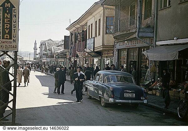Geo. hist.  TÃ¼rkei  Anatolien  StraÃŸenszene  1955