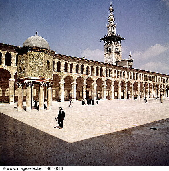 Geo.  Syrien  Damaskus  Omaijaden-Moschee  erbaut um 710