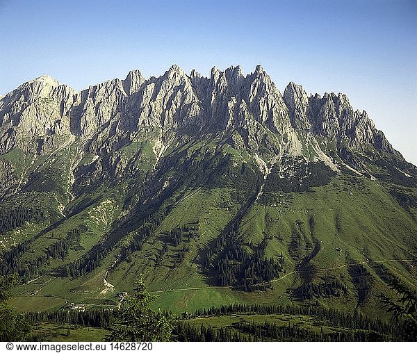 Geografie  Berge  Ã–sterreich  Salzburg  Landschaften  Mandelwand  HochkÃ¶nig