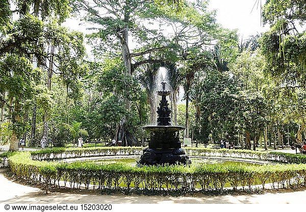 Geografie  Brasilien  StÃ¤dte  Rio de Janeiro  GÃ¤rten / Parks  Botanischer Garten  Brunnen