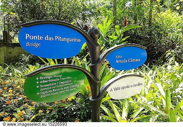 Geografie  Brasilien  StÃ¤dte  Rio de Janeiro  GÃ¤rten / Parks  Botanischer Garten  Wegweiser
