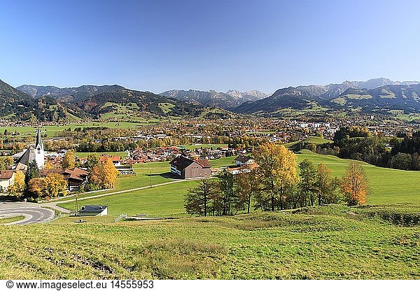 Geografie  BRD  Bayern  AllgÃ¤u  OberallgÃ¤u  AllgÃ¤uer Alpen  Sonthofen  Illertal