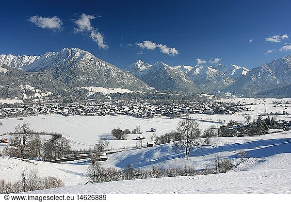 Geografie  BRD  Bayern  AllgÃ¤u  OberallgÃ¤u  Oberstdorf  AllgÃ¤uer Alpen
