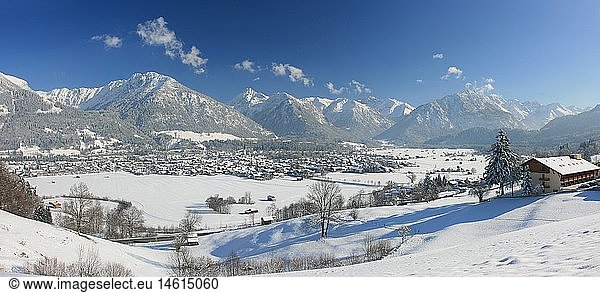 Geografie  BRD  Bayern  AllgÃ¤u  OberallgÃ¤u  Oberstdorf  Illertal  AllgÃ¤uer Alpen