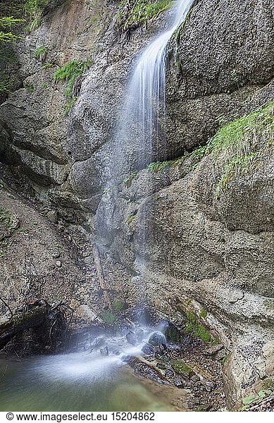 Geografie  BRD  Bayern  Immenstadt im AllgÃ¤u  Wasserfall Gschwend  bei Immenstadt  OberallgÃ¤u  AllgÃ¤u  Schwaben