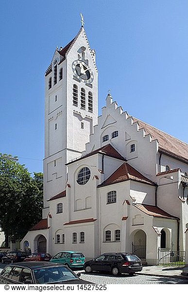 Geografie  BRD  Bayern  MÃ¼nchen  ErlÃ¶serkirche  Schwabing