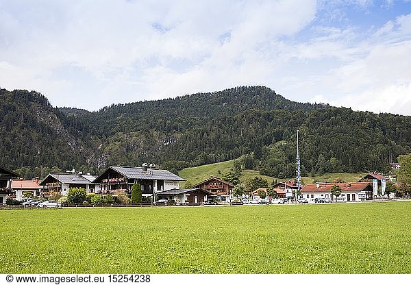 Geografie  BRD  Bayern  Oberbayern  Chiemgau  Reit im Winkl  Ortsansicht