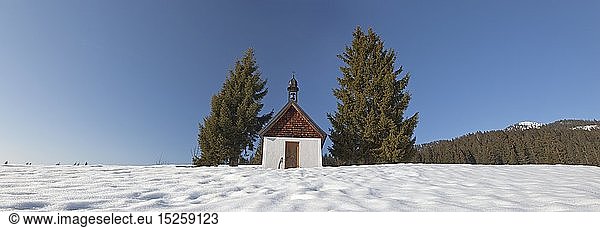 Geografie  BRD  Bayern  Reit im Winkl  Kapelle MariÃ¤ Himmelfahrt an der Winklmoosalm  Chiemgauer Alpen  Chiemgau  Oberbayern