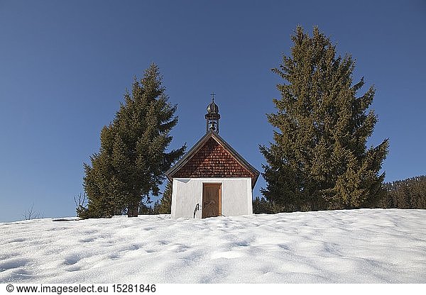 Geografie  BRD  Bayern  Reit im Winkl  Kapelle MariÃ¤ Himmelfahrt an der Winklmoosalm  Chiemgauer Alpen  Chiemgau  Oberbayern
