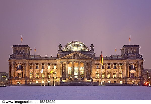 Geografie  BRD  Berlin  Berlin-Mitte  Regierungsviertel  Reichstag