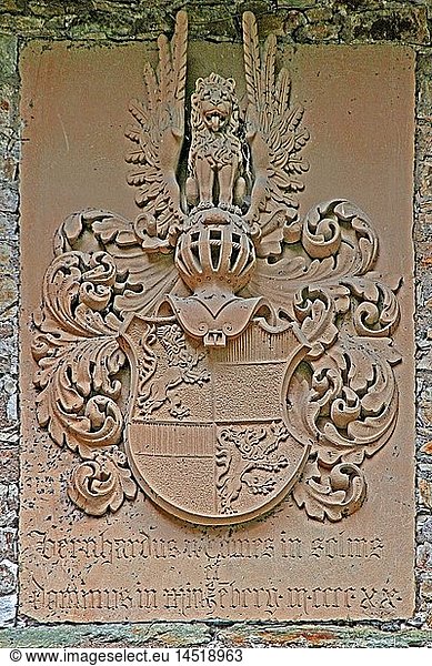 Geografie  BRD  Hessen  SchloÃŸ Braunfels  Wappen