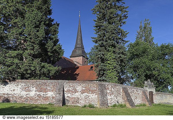 Geografie  BRD  Mecklenburg-Vorpommern  Mellenthin  Dorfkirche Mellenthin  Insel Usedom  OstseekÃ¼ste  Norddeutschland