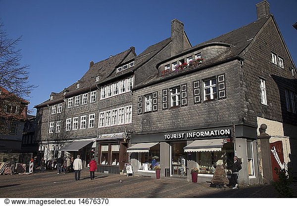 Geografie  BRD  Niedersachsen  Harz  Goslar  Marktplatz  Tourist-Information