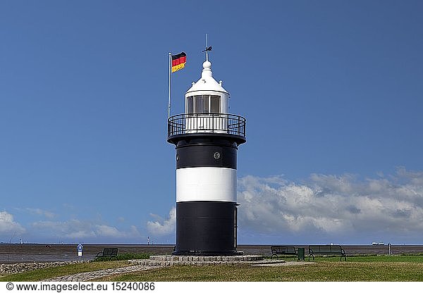 Geografie  BRD  Niedersachsen  Wremen  Leuchtturm Kleiner PreuÃŸe  Wremen  Wurster NordseekÃ¼ste  Norddeutschland