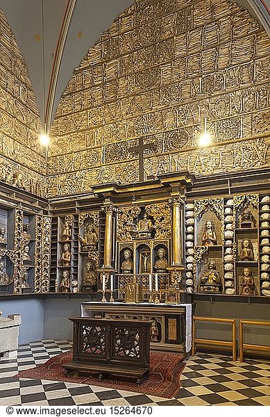 Geografie  BRD  Nordrhein-Westfalen  KÃ¶ln  Goldene Kammer der St. Ursula Kirche  KÃ¶ln  Europa