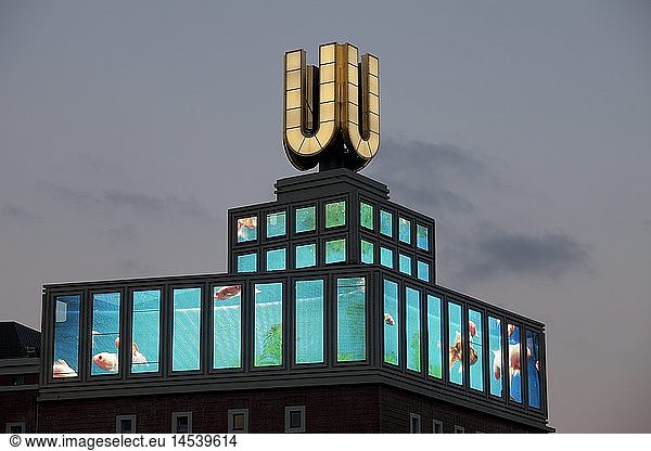 Geografie  BRD  Nordrhein-Westfalen  Ruhrgebiet  Dortmund  Dortmunder U-Zentrum fÃ¼r Kunst und KreativitÃ¤t  U-Turm
