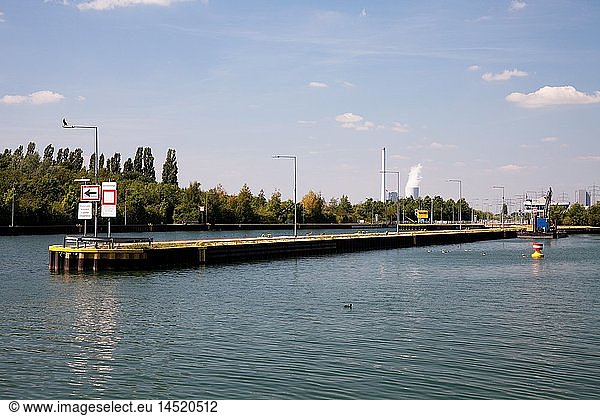 Geografie  BRD  Nordrhein-Westfalen  Ruhrgebiet  Herne  Rhein-Herne-Kanal  Schleuse