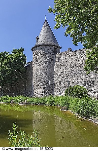 Geografie  BRD  Rheinland-Pfalz  Andernach  Turm der Stadtmauer in Andernach  Rheinland-Pfalz