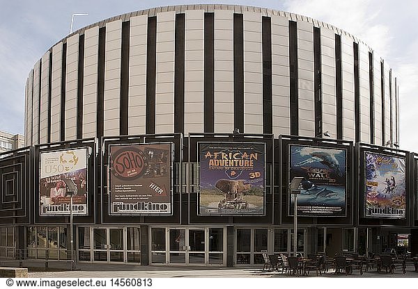 Geografie  BRD  Sachsen  Dresden  GebÃ¤ude  Rundkino  erbaut: 1969 - 1972