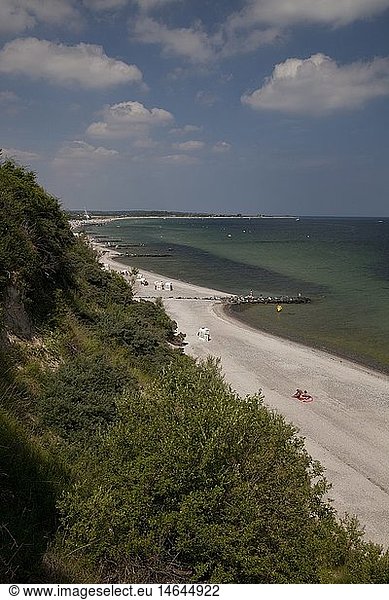 Geografie  BRD  Schleswig-Holstein  OstseekÃ¼ste  Hohwachter Bucht  Ostseebad Hohwacht  SteilkÃ¼ste  Strand