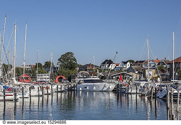 Geografie  DÃ¤nemark  Insel Seeland  Insel Seeland  Hafen von Rodvig  Insel Seeland  Nordeuropa