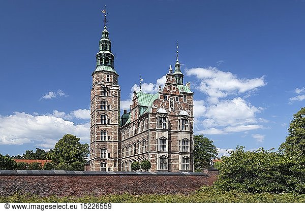 Geografie  DÃ¤nemark  Kopenhagen  Schloss Rosenborg  Rosenborg Slot in Kopenhagen  DÃ¤nemark  Nordeuropa