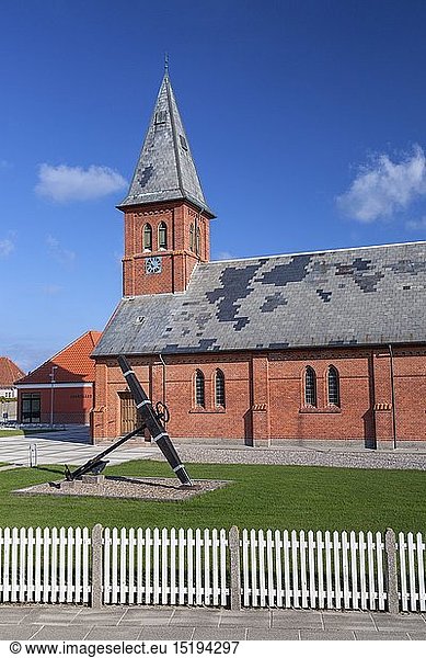 Geografie  DÃ¤nemark  Nordjylland  LÃ¶kken  Kirche von LÃ¶kken  Nordjylland  Nordeuropa