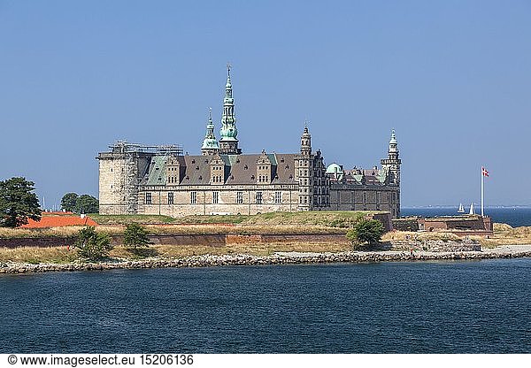 Geografie  DÃ¤nemark  Sjaelland  Helsingor  Schloss Kronborg Slot von Helsingor  Insel Seeland  Nordeuropa