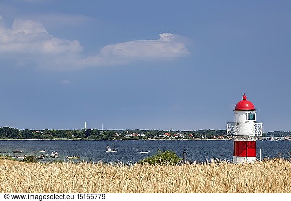 Geografie  DÃ¤nemark  Syddanmark  Rinkenaes  Leuchtturm Dalsgard bei Rinkenaes  Syddanmark  DÃ¤nische SÃ¼dsee  Nordeuropa