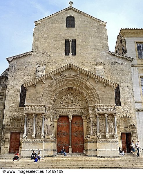 Geografie  Frankreich  Arles  Kathedrale St. Trophimus  erbaut: 12. Jh.
