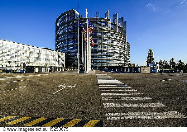 Geografie  Frankreich  ElsaÃŸ  StraÃŸburg  EU-Parlament  AuÃŸenansicht