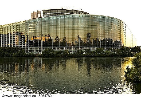 Geografie  Frankreich  Elsass  Strassburg  EU-Parlament  Aussenansicht