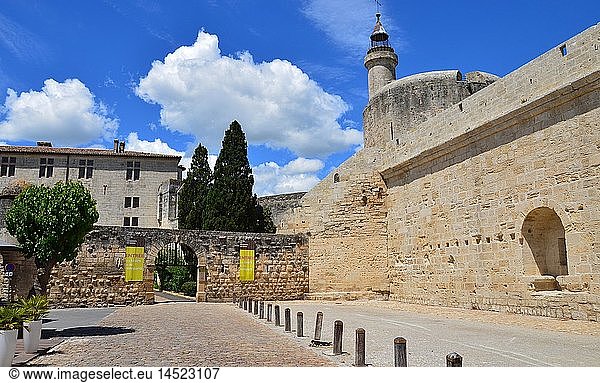 Geografie  Frankreich  Languedoc-Rossillon  Aigues-Mortes  Departement Gard  mittelalterliche Stadtmauer  ausgebaut von Ludwig dem Heiligen