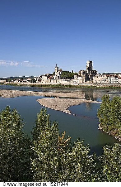 Geografie  Frankreich  Languedoc-Roussillon  Pont-Saint-Esprit  Pont-Saint-Esprit an der RhÃ´ne