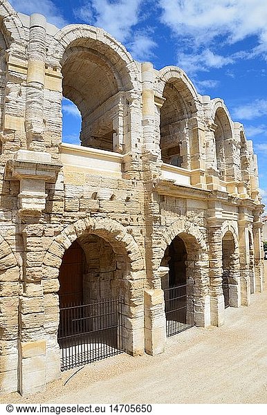 Geografie  Frankreich  Provence  Arles  Amphitheater  erbaut: 80-90 nChr.