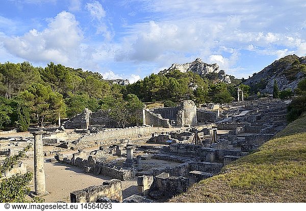 Geografie Frankreich Provence Glanum 'Maison des Antes' Mont Gaussier Departement Bouches-du-Rhone