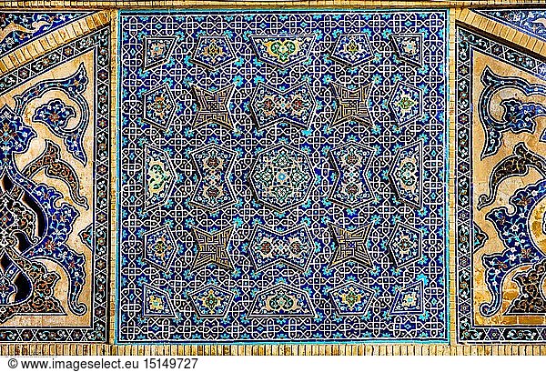 Geografie  Freitagsmoschee  Isfahan  SÃ¼d-Iwan  Ornament