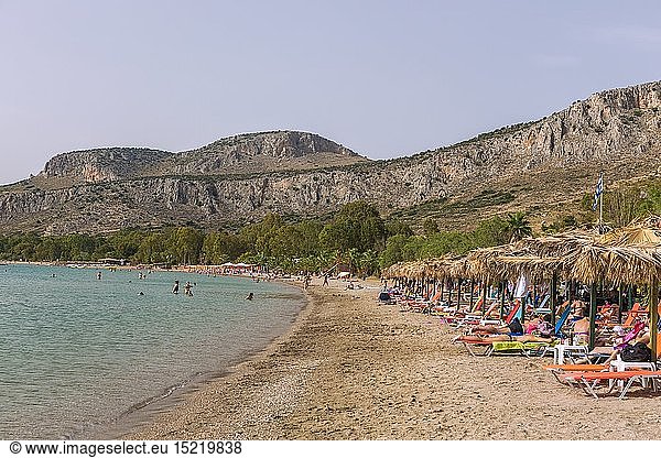 Geografie  Griechenland  Peloponnes  Argolis  Nafplio  Karathona Beach