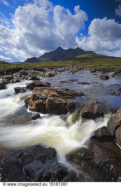 Geografie  GroÃŸbritannien  Schottland  Cuillin Hills  Isle of Skye  Schottland