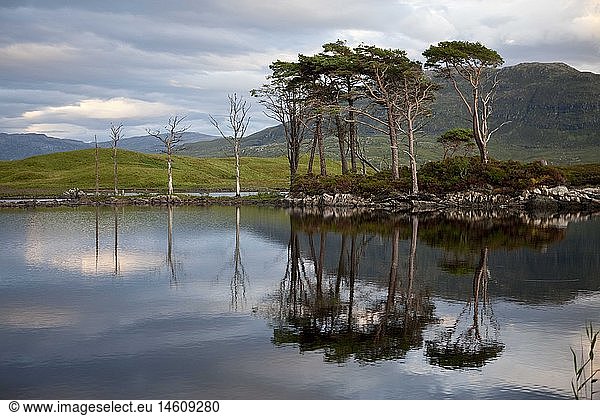 Geografie  GroÃŸbritannien  Schottland  Highlands  North-West Highlands  Wester Ross  Loch Assynt