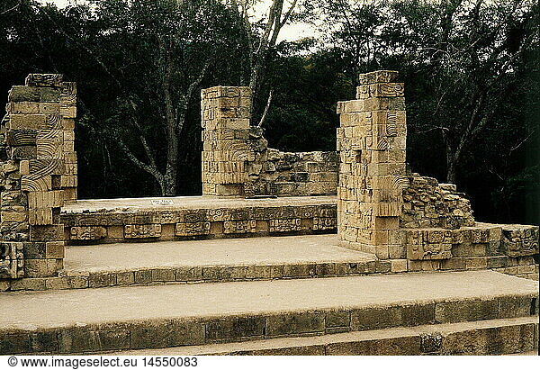 Geografie  Honduras  Copan  Maya-Stadt um 1000 vChr. - 9. JH.n.Chr.  GebÃ¤ude  Akropolis  OstflÃ¼gel Geografie, Honduras, Copan, Maya-Stadt um 1000 vChr. - 9. JH.n.Chr., GebÃ¤ude, Akropolis, OstflÃ¼gel,