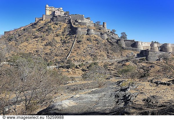 Geografie  Indien  Kumbalgarh  Festung  erbaut: 15. Jahrhundert