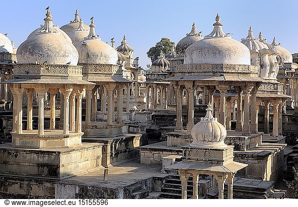 Geografie  Indien  Udaipur  Ahar  Chhatri  kÃ¶nigliche GrÃ¤ber