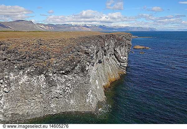 Geografie  Island  Arnarstapi KÃ¼ste  Halbinsel Snaefellsnes  Vesturland  West Island