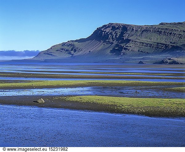 Geografie  Island  Austurland  Landschaft an der SÃ¼dkÃ¼ste