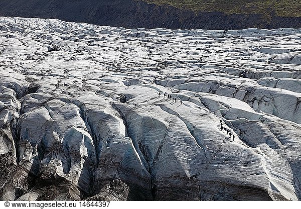 Geografie  Island  Austurland  SvinafellsjÃ¶kull  Gletscher  Skaftafell  Ost Island