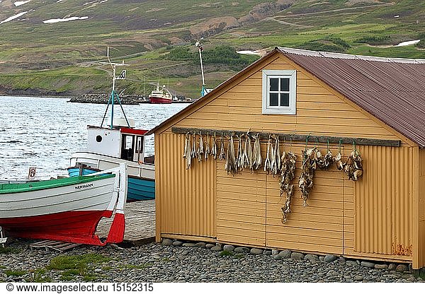 Geografie  Island  Nordost-Island  nÃ¶rdlich Akureyri  Fischereimuseum in Grenivik  Aussenansicht