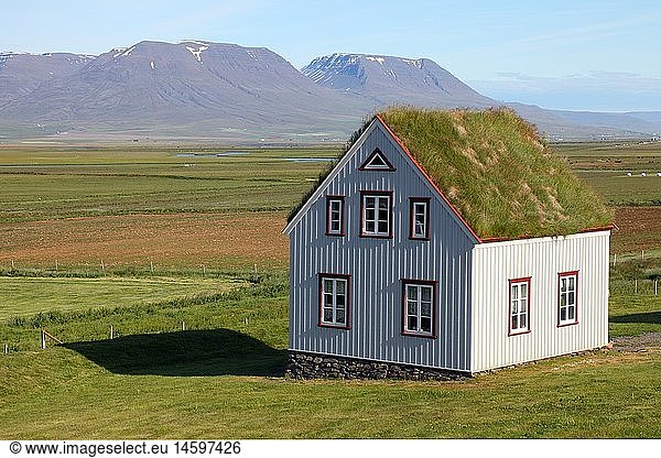Geografie  Island  Nordurland vestra  SkagafjÃ¶rdur  Glaumbaer Museum  erbaut: 19. Jahrhundert